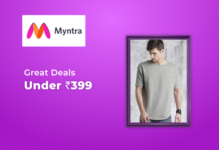 Great Deals Under Rs 399 only on Myntra